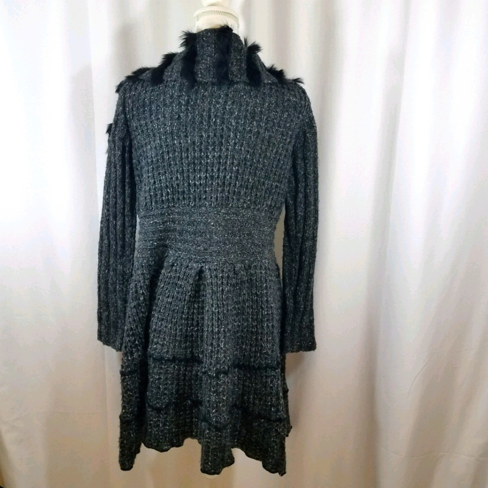 Sioni Mohair Long Cardigan M - Picture 4 of 14